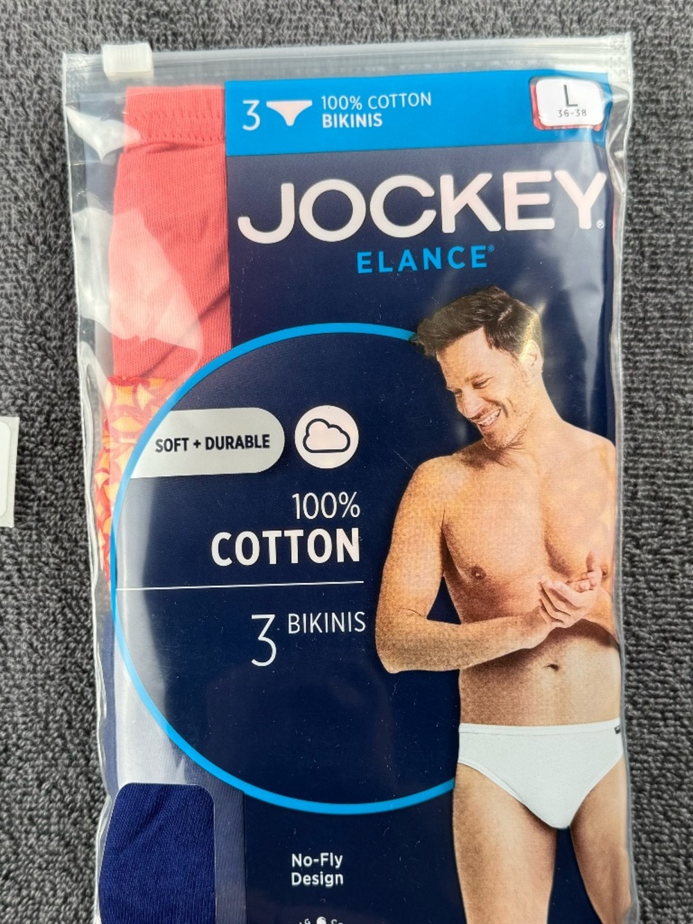 Jockey Elance men's bikini briefs 3-pack